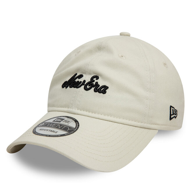 Czapka z daszkiem New Era Contrast Stitch 9TWENTY - Beżowy