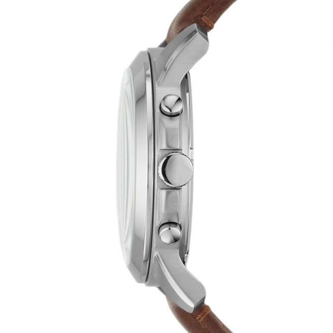 Sat Fossil Grant FS4813 Dark Brown Silver Steel ecipele.hr