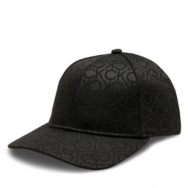 Καπέλο Jockey Calvin Klein Monogram Jacquard K60K612032 Μαύρο