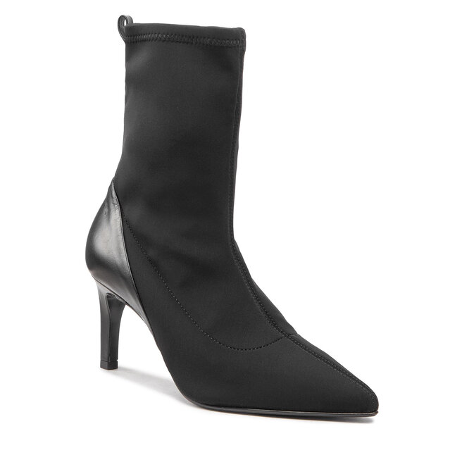 Botine Calvin Klein Sock Ankle Boot 70- L/Neop HW0HW01306 Ck Black BAX -70 imagine noua