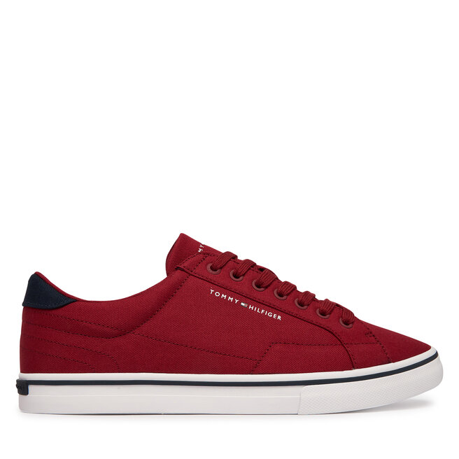 Tenisówki Tommy Hilfiger Vulc Core Long Lace FM0FM05688 Bordowy - męskie