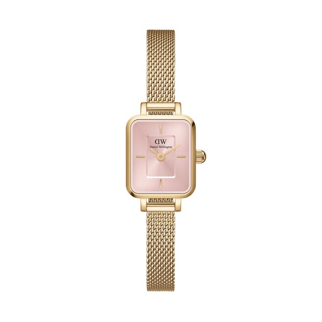 Ρολόι Daniel Wellington Quadro Mini Evergold DW00100655 Rose Gold/Rose Gold