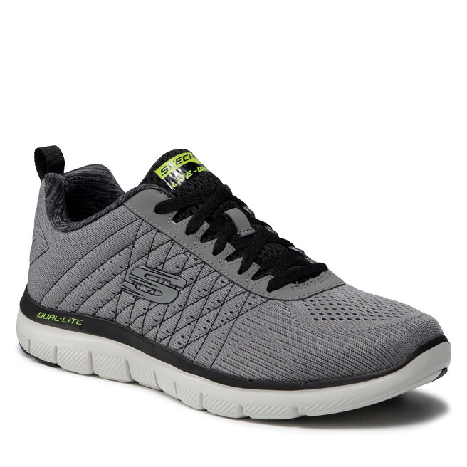 Scarpe Skechers The Happs 52185 LGBK Light Gray Blk escarpe