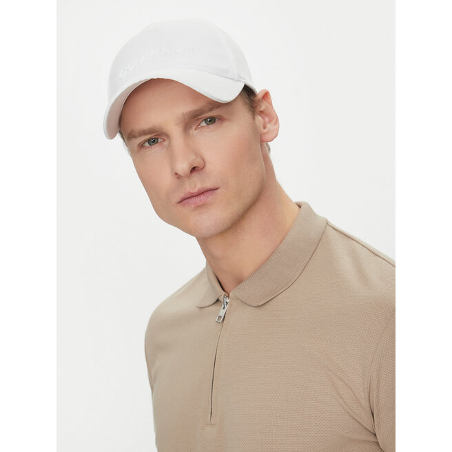 Czapka z daszkiem Calvin Klein - Biały