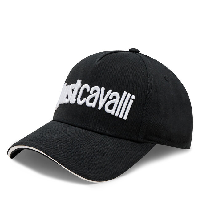 Czapka z daszkiem Just Cavalli - Czarny
