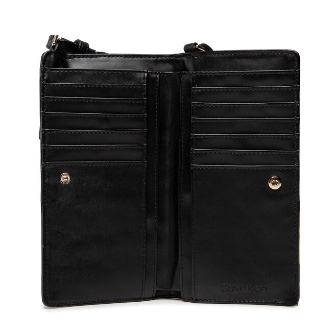 Calvin Klein Telefontok Calvin Klein Re-Lock Phone Xbody Card Wallet K60K608454 Ck Black BAX