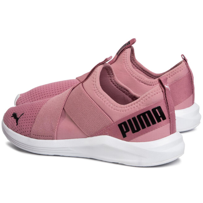 puma white slip on