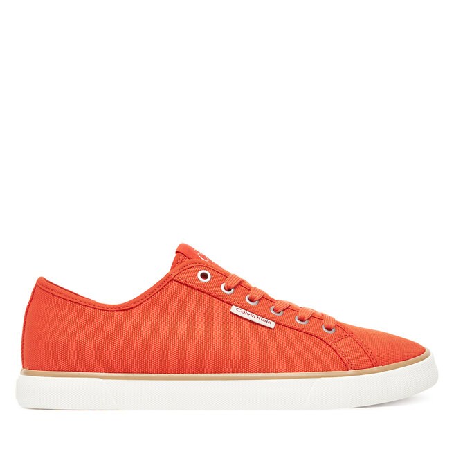 Tenisówki Calvin Klein Jeans Ess Vulc Low Mg Cv - Pomarańczowy