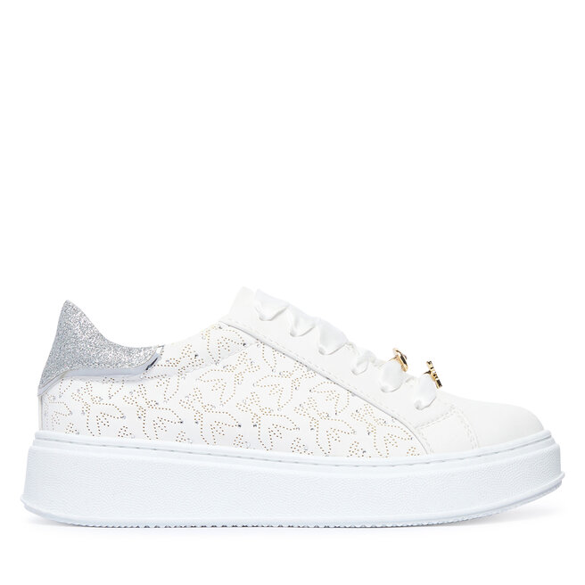 Sneakersy Patrizia Pepe PPK327.06 Biały - dziewczęce