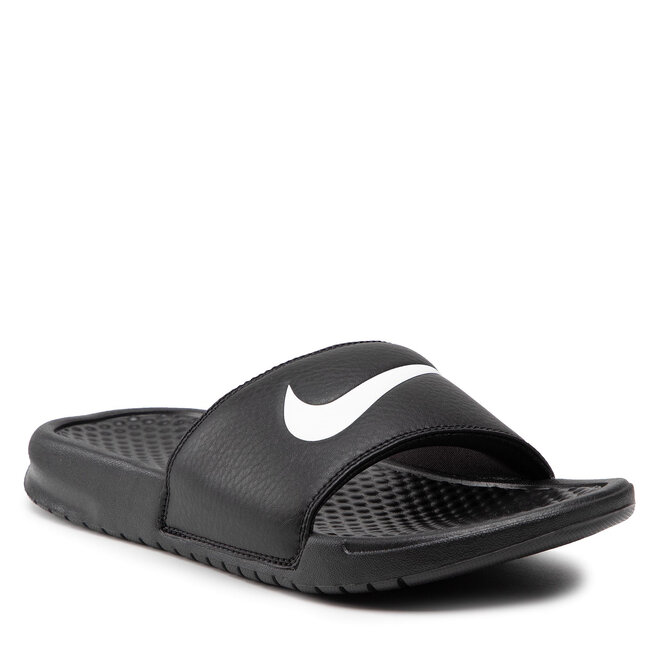 Chanclas Nike Benassi Swoosh 010 Black/White • Www.zapatos.es