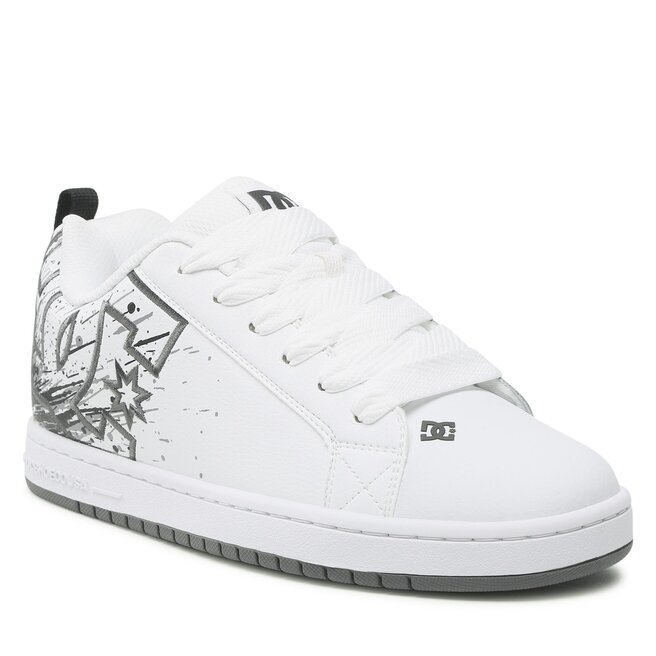 Sneakers DC Court Graffik 300529 White/Print (Wpt) (Wpt) imagine noua
