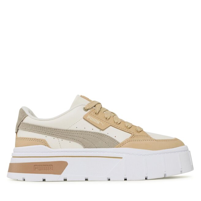 Puma Сникърси Puma Mayze Stack Luxe Wns 389853 02 Whisper White/Paite Khaki