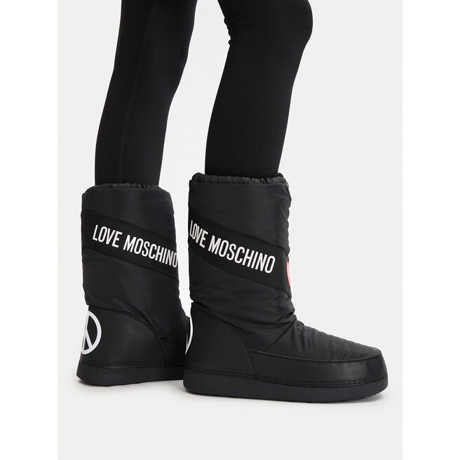 Śniegowce LOVE MOSCHINO JA24032G0NISA000 Czarny - kobiece