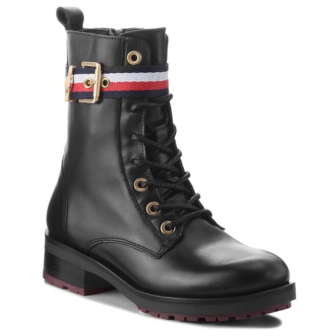 Tommy hilfiger corporate deals belt biker boots