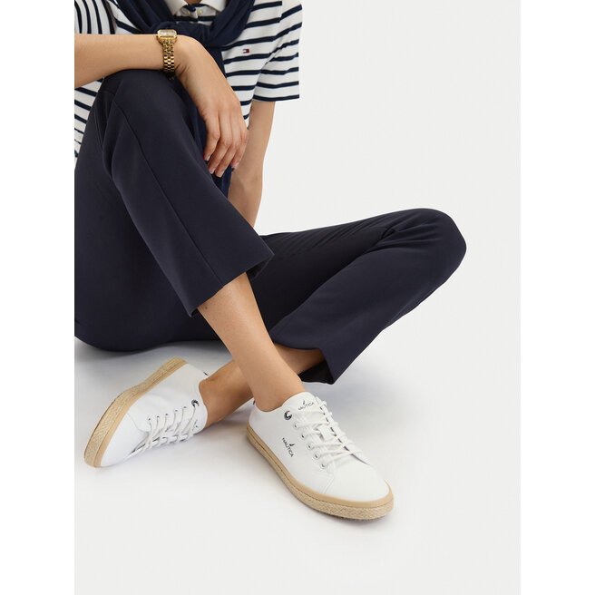 Espadryle Nautica CEO-85659 Biały - kobiece