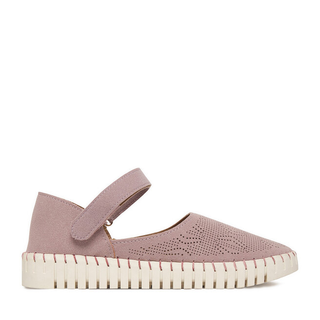 Półbuty Go Soft CEO-3Y9423-8 Fioletowy - kobiece