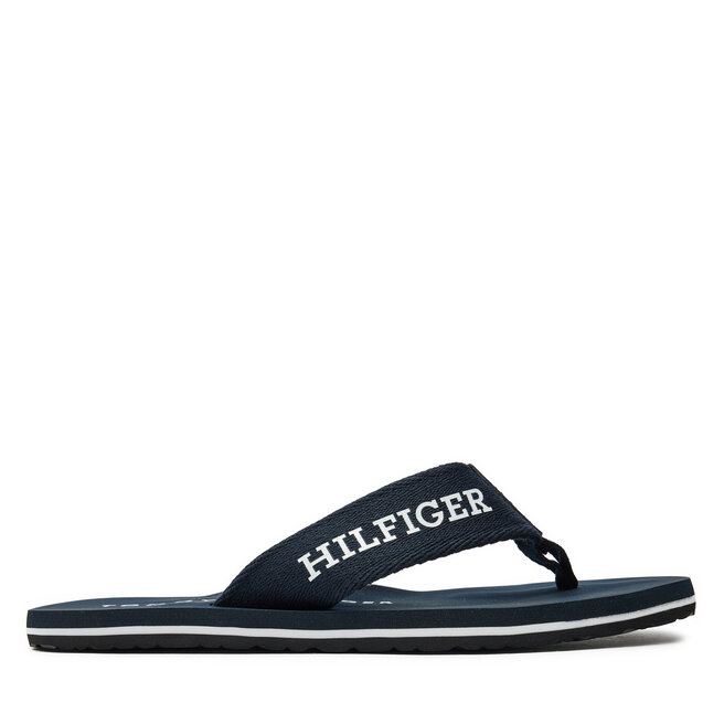 Japonki Tommy Hilfiger Monotype - Granatowy