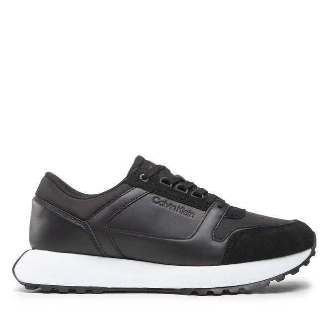 Calvin Klein Sneakers Calvin Klein Low Top Lace Up Mix HM0HM00853 Ck Black BEH