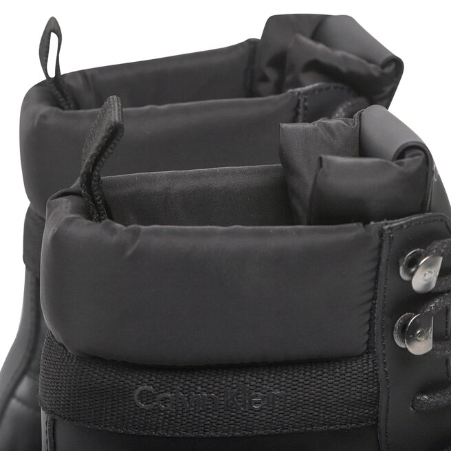 Calvin Klein Ботуши Calvin Klein Lace Up Boot Mix HM0HM00862 Ck Black BEH