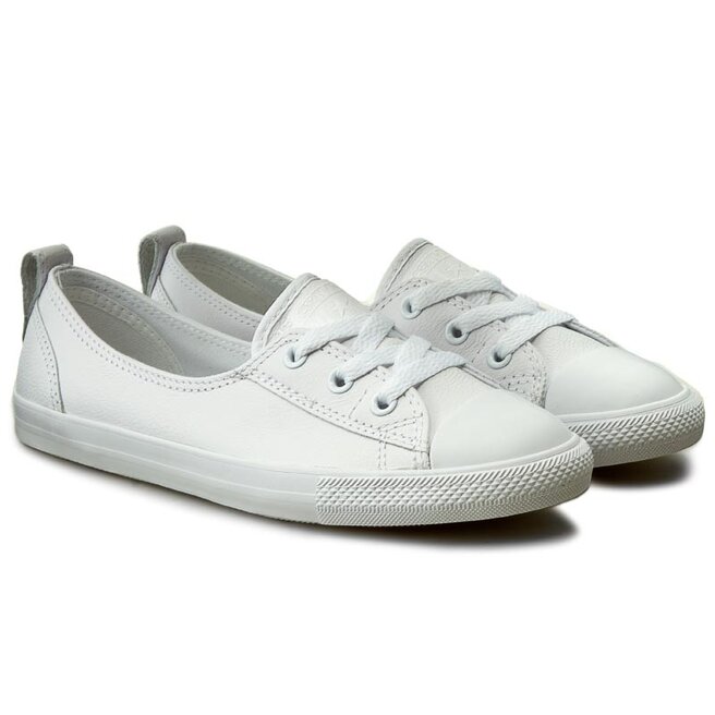 Converse white hotsell leather ballet