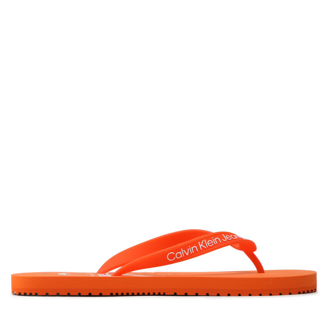 Calvin Klein Jeans Infradito Calvin Klein Jeans Beach Sandal Monogram Tpu YM0YM00838 Firecracker 0JG