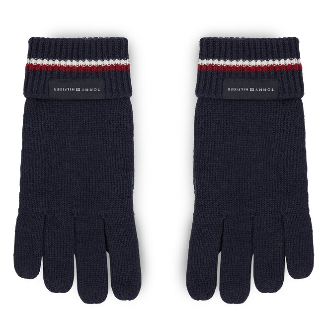 Γάντια Ανδρικά Tommy Hilfiger Corporate Knit Gloves AM0AM11488 Space Blue DW6