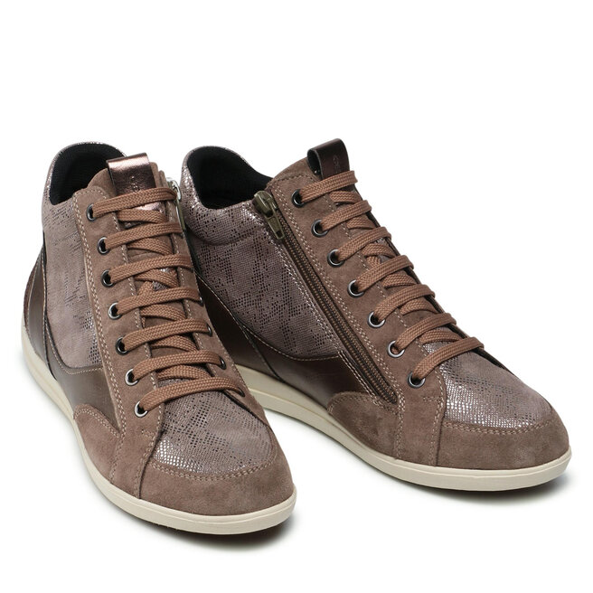 Geox myria leather trainers