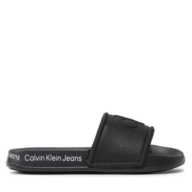 Calvin Klein Jeans Papucs Calvin Klein Jeans Logo Pool Slide V3B0-80637-1231 M Black 999