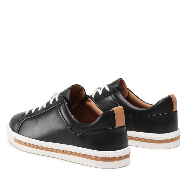 Clarks Sneakers Clarks Un Maui Lace 261416424 Black Leather 1
