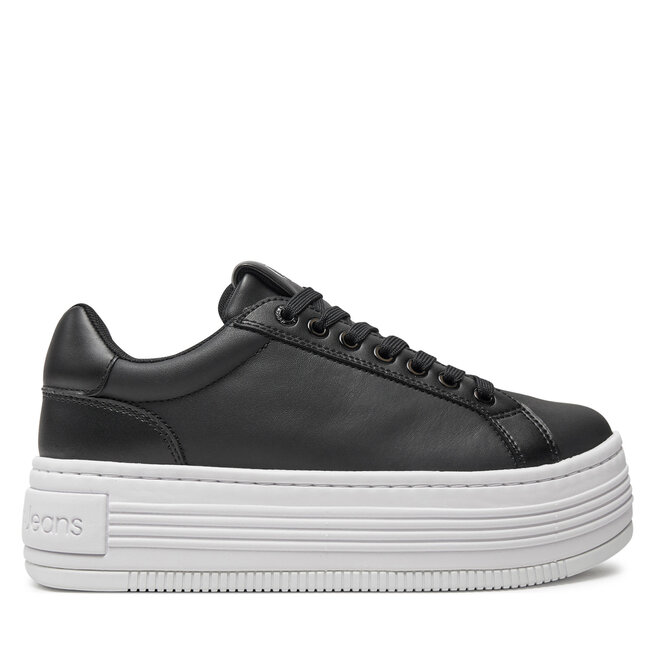 Sneakersy Calvin Klein Bold Platf Low Oh Mg Lth - Czarny