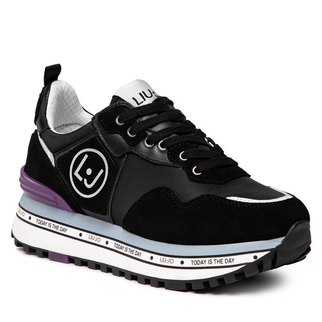Burro fractura Impresión Sneakers Liu Jo Maxi Alexa BXX051 PX071 Black 22222 • Www.zapatos.es