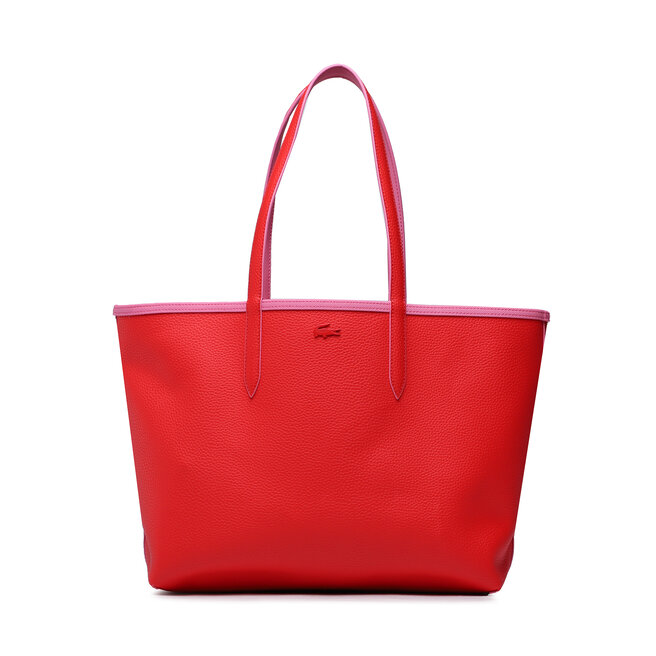 Sac a main rouge lacoste sale