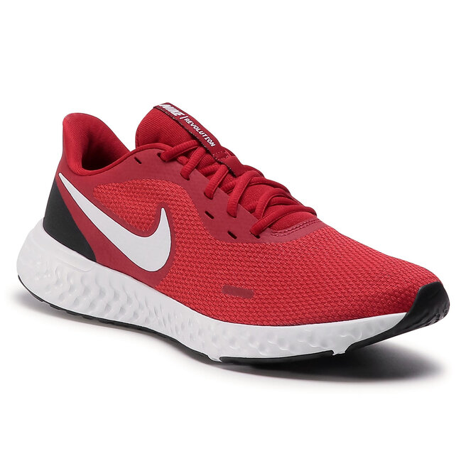 Pantofi Nike Revolution 5 BQ3204 600 Gym Rd White Black epantofi.ro
