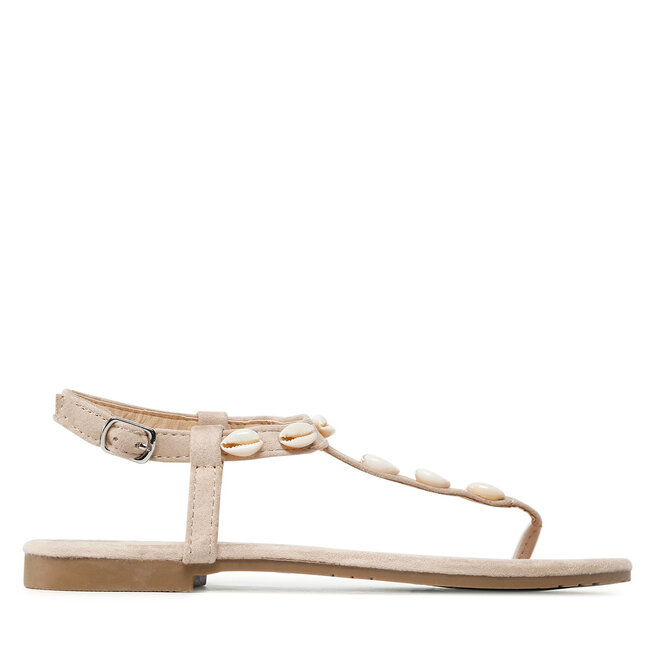 Sandały DeeZee WS2590-72 Beżowy - kobiece