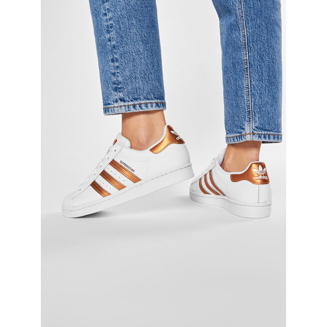 adidas Cipő adidas Superstar W FX7484 Ftwwht/Coppmt/Cblack
