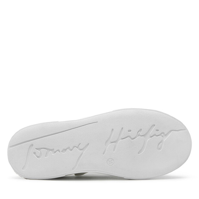 Tommy Hilfiger Sneakers Tommy Hilfiger Low Cut Lace-Up Sneaker T3A9-32310-1451 S White 100