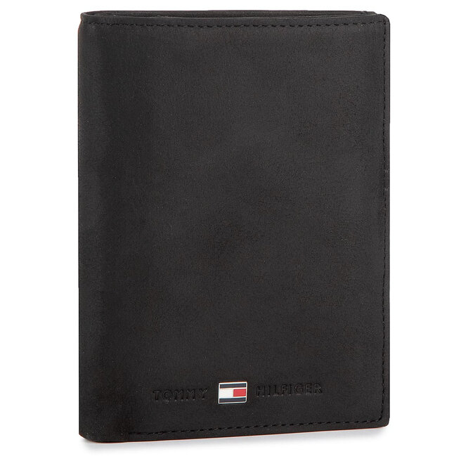 Portfel Tommy Hilfiger Johanson N/S Wallet W/Coin Pocket AM0AM00664 Czarny -