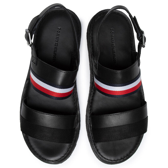 tommy hilfiger leather flip flops