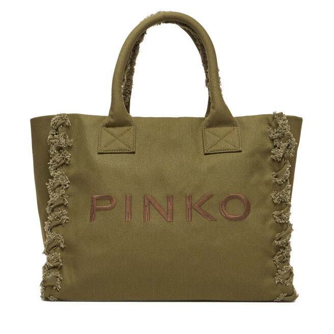Torba PINKO Beach Shopping PE 24 PLTT 100782 - Zielony