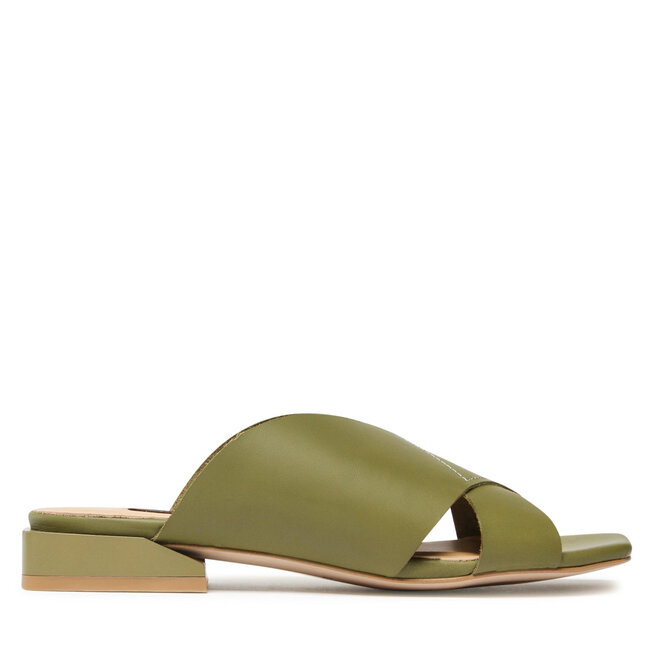 Klapki Gino Rossi 17100 Zielony -