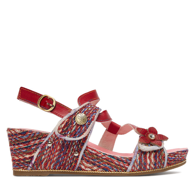 Sandały Laura Vita Beclindao 20 Czerwony - kobiece