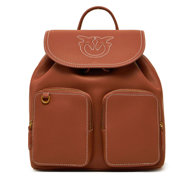 Plecak PINKO Carrie Backpack PE 25 PLTT 104351 - Brązowy