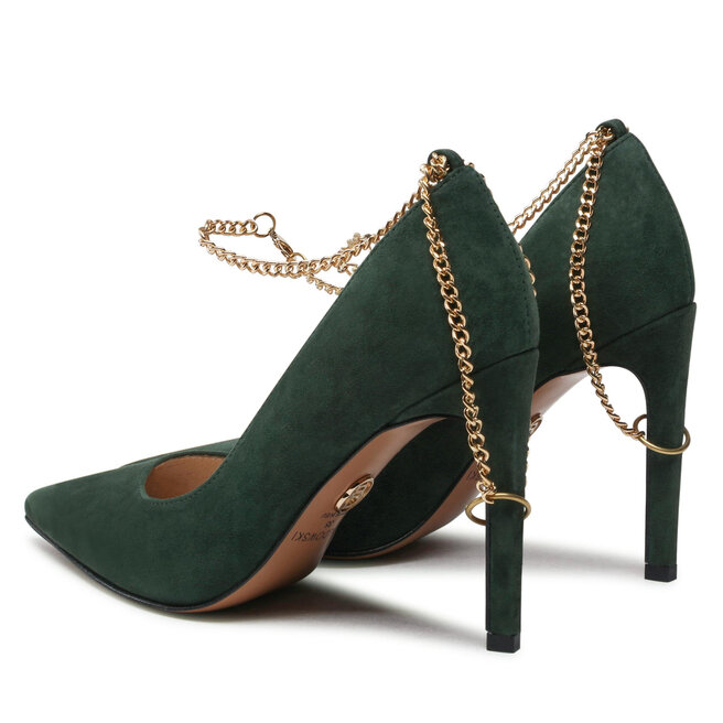Baldowski Scarpe stiletto Baldowski D04100-1451-004 Zielony Zamsz 728