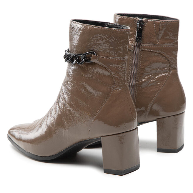 bottines caprice marron
