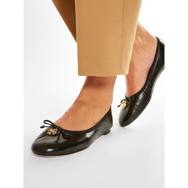 Tory Burch Balerini Tory Burch Tory Charm Ballet 71838 Perfect Black 006 1