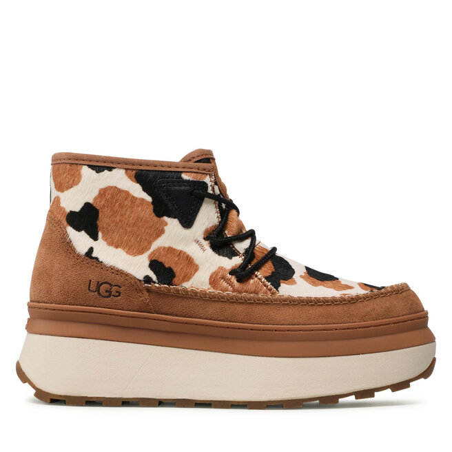 Ugg Tronchetti Ugg W Marin Bootie Cow Print 1121811 CHE
