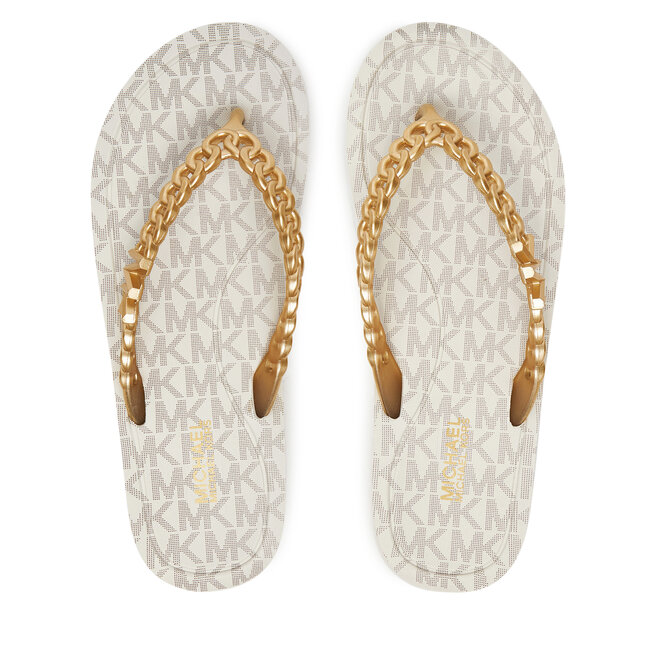 Japonki MICHAEL Michael Kors Zaza 40S5ZAFA1B Kremowy -