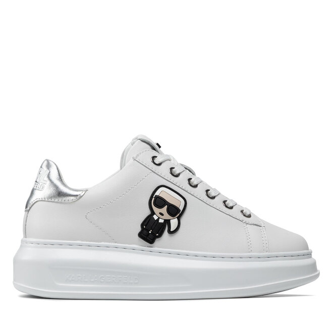 KARL LAGERFELD Sportcipő KARL LAGERFELD KL62530 White Lthr W/Silver