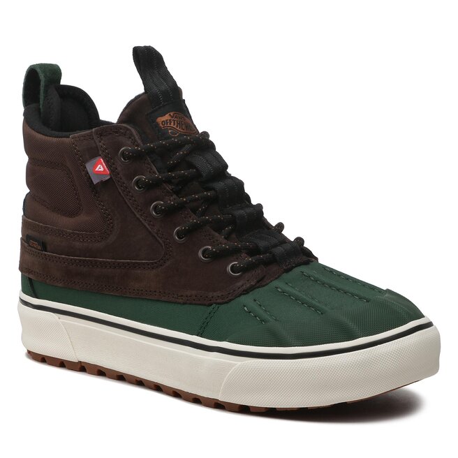 Sneakers Vans Sk8-Hi Del Pat VN0A5JMNBGS1 Brown/Green Brown/Green imagine noua