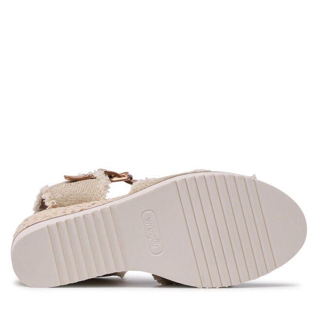 Wrangler Espadrilky Wrangler Maiorca Cross WL21700A Ecru/Gold 924